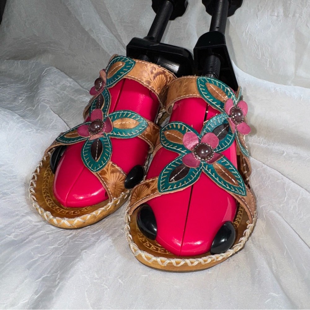 Spring Step L'Artiste Lynnie Women's Floral Sandal Size 10 (41)